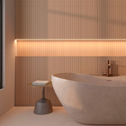 Revestimento Interno Acetinado Borda Reta 30x90cm Vibra Argila Eliane