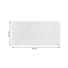 Revestimento Interno Acetinado Borda Reta 45X90cm Rip Calacata Biancogres