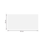 Revestimento Interno Monocolor Branco Acetinado Borda Arredondada 30x60cm Idea Bianco Portobello