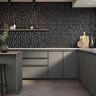 Revestimento Interno Acetinado Borda Reta 30x90cm Black Parkour Portobello