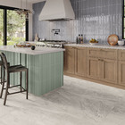 Revestimento Interno Monocolor Cinza Brilhante Borda Arredondada 7x24cm Vivant Fumme Portobello