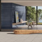 Revestimento Interno Monocolor Azul Brilhante Borda Arredondada 7x24cm Vivant Marin Portobello