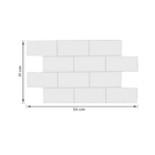 Revestimento Interno Brilhante Borda Reta 31x54cm Metrô Savane