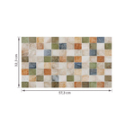 Revestimento Interno Brilhante Borda Arredondada 32,3x57,3cm Prisma Colorido Ceral