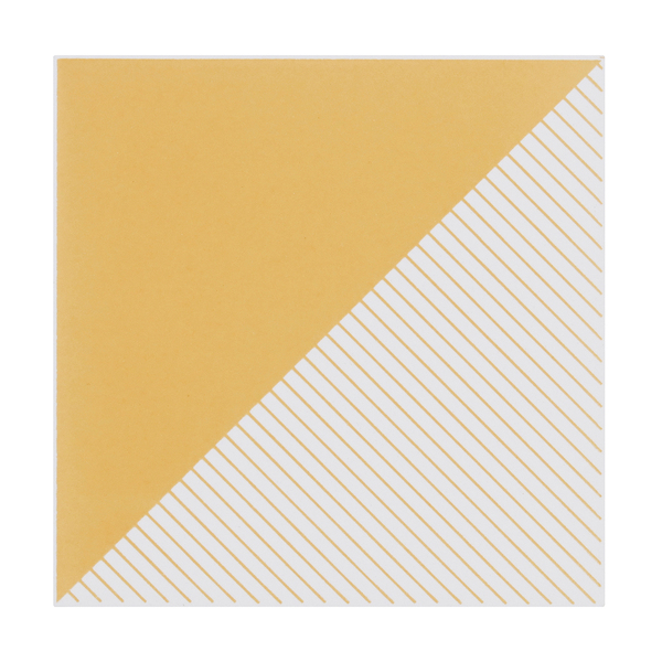 Revestimento Interno Cerâmica Bauhaus Amarelo 14,5x14,5cm Eliane