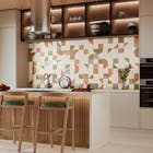 Revestimento para Parede Interno Geométrico Granilhado 62x122cm Gran Geo Color Embramaco