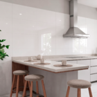 Revestimento para Parede Interno Monocolor Polido 63x122cm Vitral White Lux Embramaco