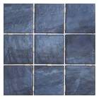 Revestimento Esmaltado Ipanema Borda Arredondada Azul 10x10cm Grupo Ceral