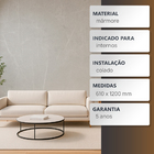 Revestimento Lastra Espaçowall Marble Grigio 610 X 1200mm