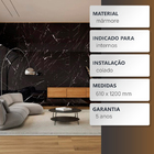 Revestimento Lastra Espaçowall Marble Nero 610 X 1200mm
