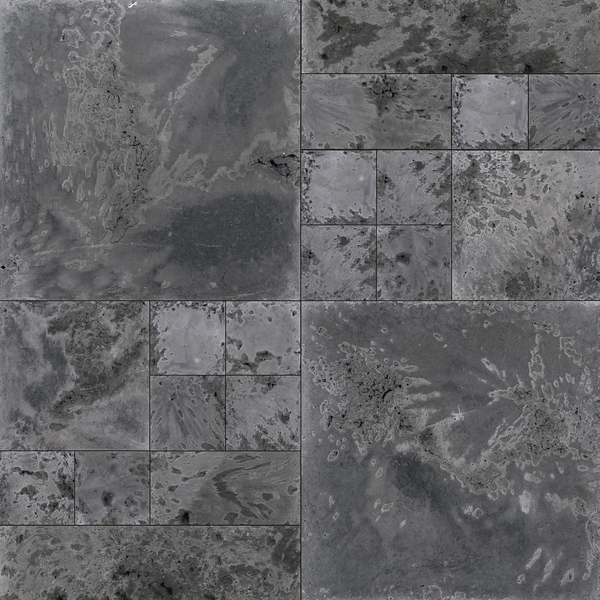 Revestimento Mosaico Etrúria Chumbo (kit 16 peças) Artesano