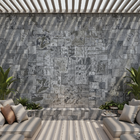 Revestimento Mosaico Pedra Cimentícia - True Black (m²)