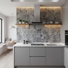 Revestimento Mosaico Pedra Cimentícia - True Black (m²)