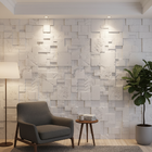 Revestimento Mosaico Pedra Cimentícia - White (m²)