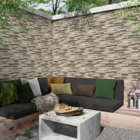 Revestimento Esmaltado Oasis Jaspe Borda Arredondada Bege 31x54cm Savane