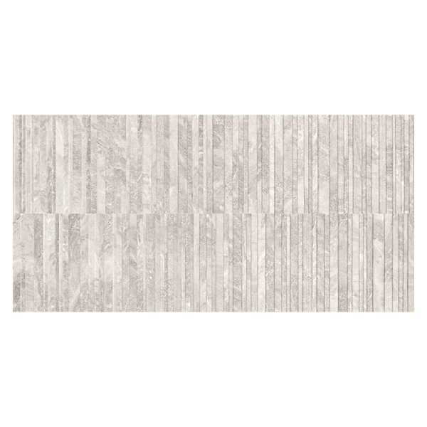 Revestimento para Fachada Marmorizado Acetinado 60x120cm Borda Reta Storm White Portobello