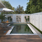 Revestimento para Fachada e Piscina Multiplus Verde Musgo 18100135 20,3x20,3cm Rosagres