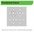 Revestimento para Fachada Preto 30x30cm Ceral