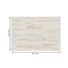 Revestimento Interno Acetinado Borda Reta 43,7x63,1cm Filetado Branco Ceusa