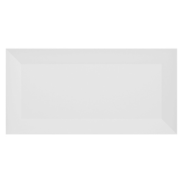 Revestimento Interno Acetinado Borda Arredondada 10x20cm Metro White Eliane