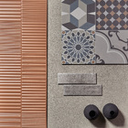 Revestimento Interno Acetinado Borda Reta 30x90cm Terracota Groove Portobello