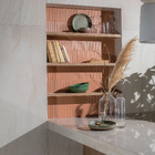 Revestimento Interno Acetinado Borda Reta 30x90cm Terracota Groove Portobello