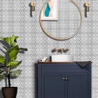 Revestimento para Piscina Esmaltado Charmer Borda Arredondada Bold Multicolorido 15x15cm Gabriella