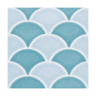 Revestimento para Piscina Cerâmica Geomarine Shell Agua 19x19cm Eliane