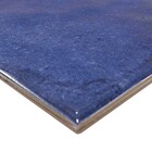 Revestimento para Piscina Esmaltado Giz Borda Arredondada Bold Azul 15x15cm Gabriella