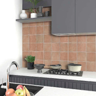 Revestimento para Piscina Esmaltado Giz Borda Arredondada Bold Rosa 15x15cm Gabriella