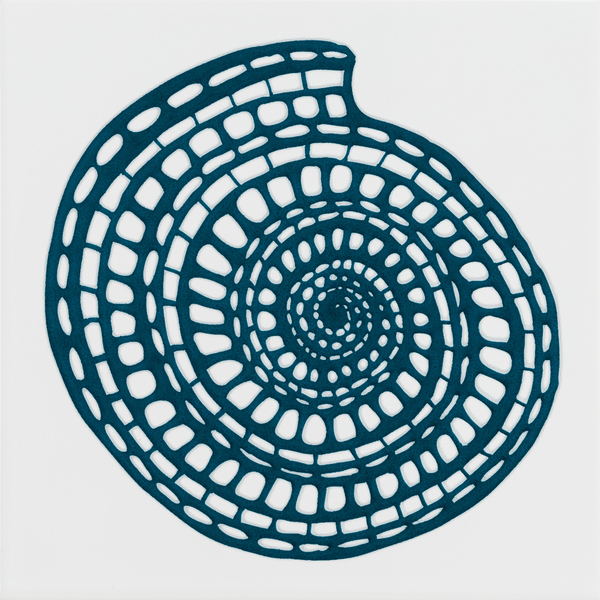 Revestimento Para Piscina Ceramica Shell Concha Mono Azul 20x20cm Eliane Leroy Merlin