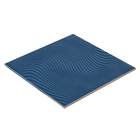 Revestimento para Piscina Cerâmica Wave Azul Petroleo 20x20cm Eliane