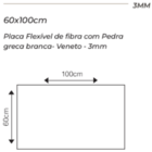 Revestimento Pedra Natural Branca 3mm · Fibra De Vidro E Pó D