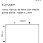 Revestimento Pedra Natural Preta 3mm · Fibra De Vidro E Pó De