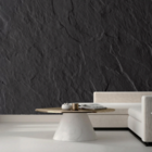 Revestimento Pedra Natural Preta 3mm · Fibra De Vidro E Pó De