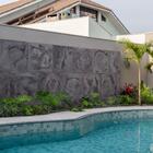 Revestimento Placa Cimentícia Rústica 90x90 - Toscana Black