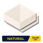Revestimento Porcelanato Hexagonal Natural 30x38cm Caixa 0,73