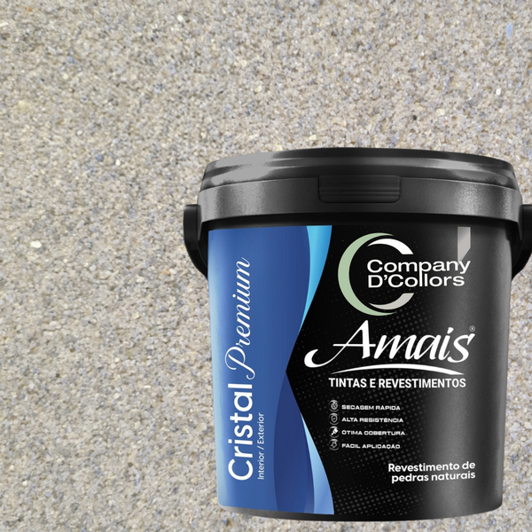 Revestimento Premium Pedras Naturais - Granito Cinza 23kg Cri