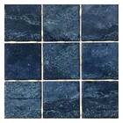 Revestimento Esmaltado Sancho Blue Borda Arredondada 10x10cm Grupo Ceral