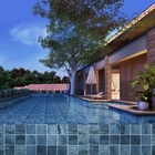 Revestimento Esmaltado Sancho Blue Borda Arredondada 10x10cm Grupo Ceral