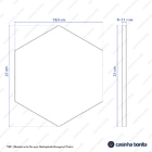 Revestimento Terrazzo Madrepérola Hexagonal (turim)