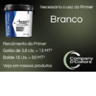 Revestimento Textura Pedras Naturais - Branco 23kg Cristal Am
