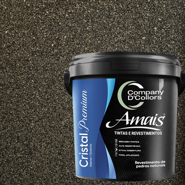 Revestimento Textura Pedras Naturais - Hematita 23kg Cristal