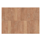 Revestimento Tijoletas Borda Reta Brown Matte 45x65x1,15cm Ceusa