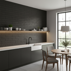 Revestimento Tijolinho Brick Urban Haus - Black Carbon M²