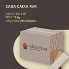 Revestimento Tijolinho Brick Urban Haus - Rosso Mineral M²