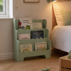 Revisteiro de MDF com 3 Prateleiras Verde Doce Infncia 65x60x30cm 6kg Leiturinha Agardi