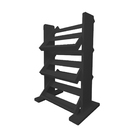 Revisteiro De Piso Chão Porta Revistas Livros Jornal Preto La