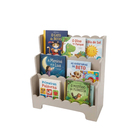 Revisteiro de MDF com 3 Prateleiras Nude Doce Infncia 65x60x30cm 6kg Leiturinha Agardi