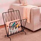 Revisteiro Preto Em Metal